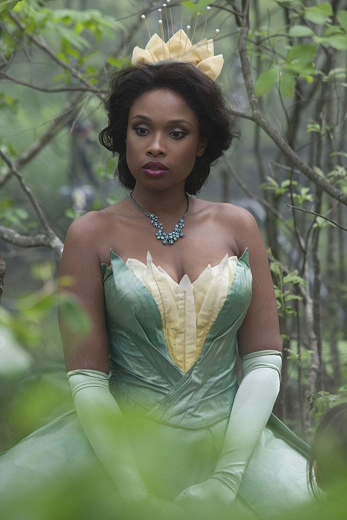 PATTERSON, NY - MAY 29: In this handout photo provided by Disney Parks, in this photo taken May 29, 2013 Jennifer Hudson poses for acclaimed photographer Annie Leibovitz as Tiana from "The Prince ...