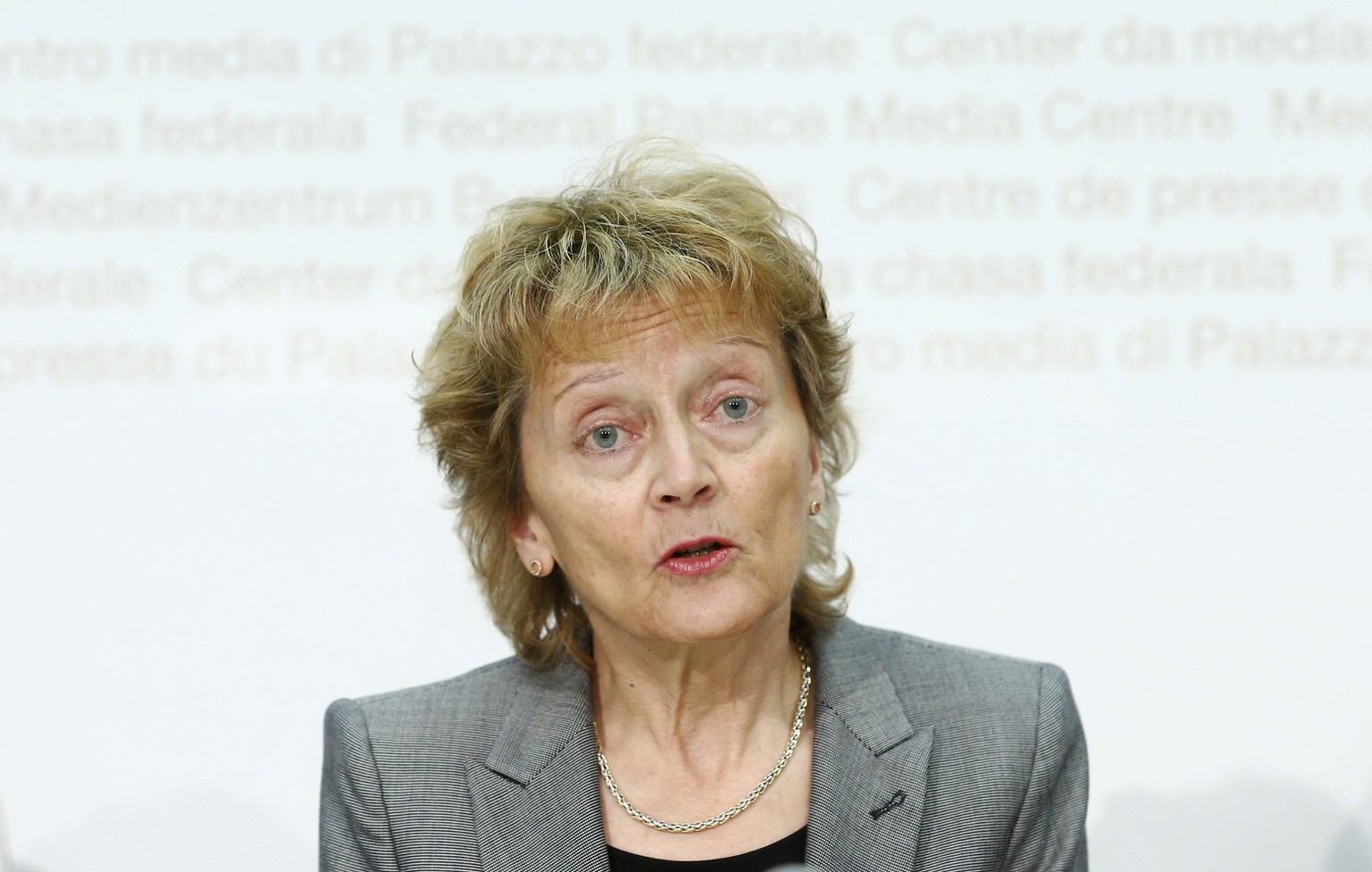 Finanzministerin Widmer-Schlumpf.