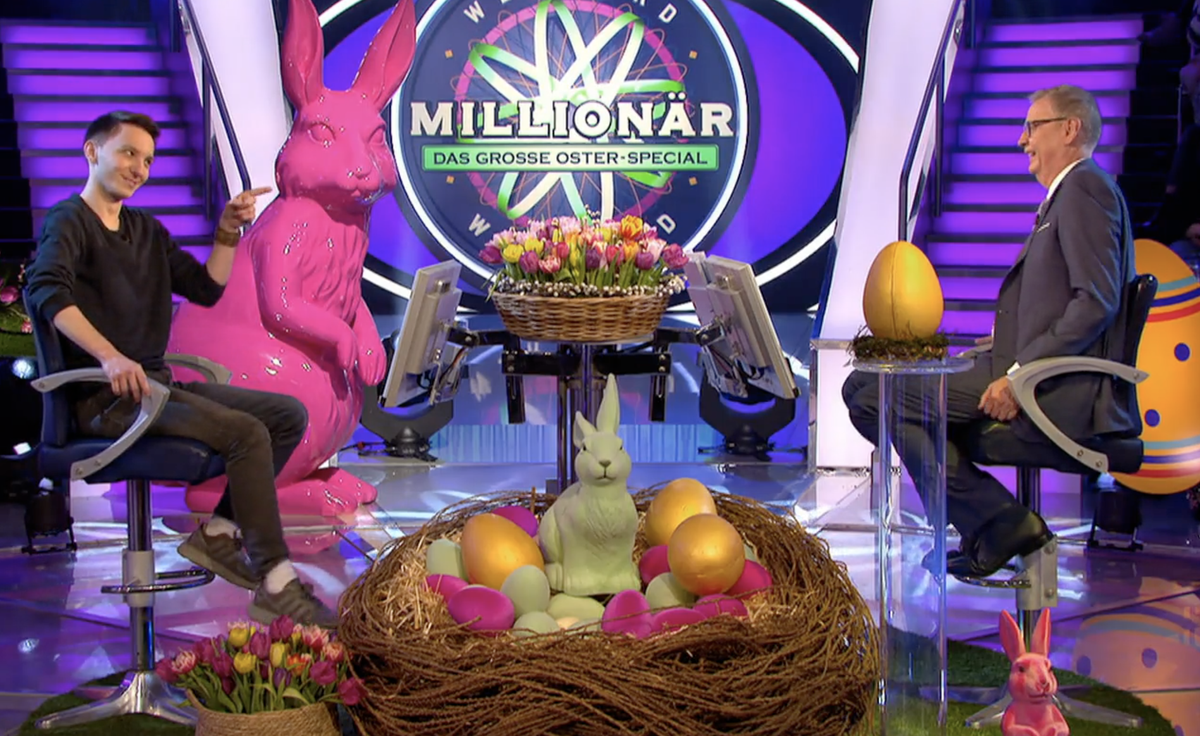 Wer wird Millionär? am 10. April 2023: Günther Jauch und Kandidat
