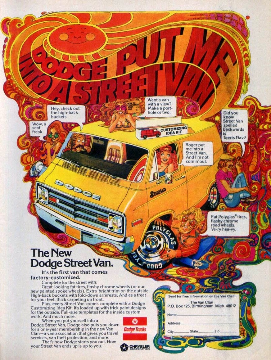 dodge tradesman van 1970s vannin&#039; retro http://www.64-ever-diecast.com/2014/03/dodge-b-100-van-1976-par-greenlight.html