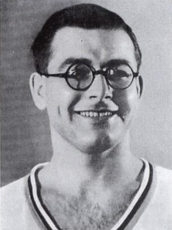 Die Brille war sein Markenzeichen: Kielholz schoss in 17 Länderspielen 12 Tore.