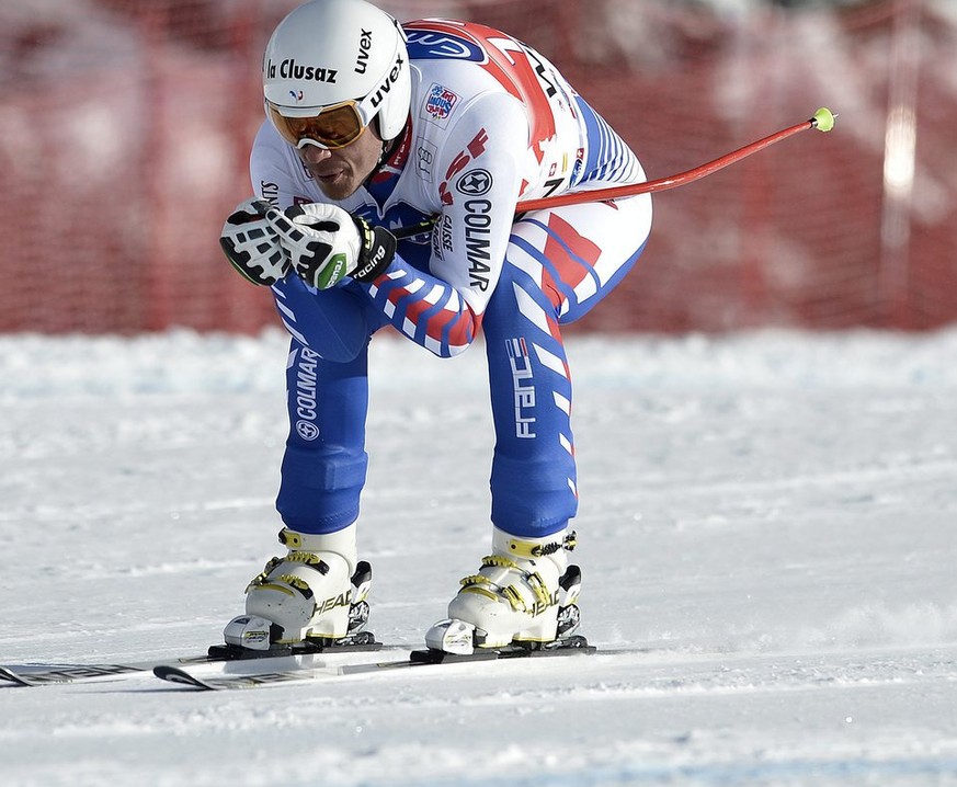 19.01.2013: Nie rast einer schneller über eine Weltcup-Piste als Johan Clarey am Lauberhorn