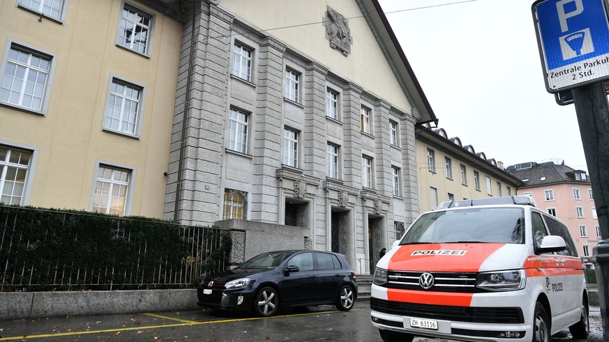 Das Zuercher Bezirksgericht am Mittwoch, 30. Oktober 2019. In Zuerich steht heute Mittwoch einmal mehr der junge Straftaeter Brian, bekannt geworden unter dem Namen Carlos, vor Gericht..Er ist angekla ...