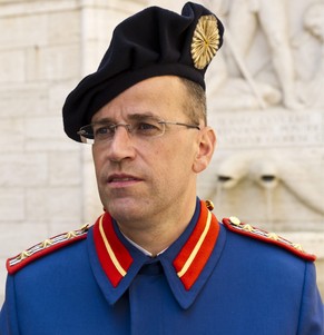 Daniel Anrig als Kommandant der Schweizer Garde.