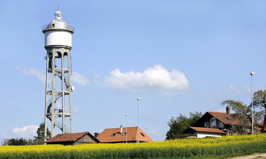 Aussichtstürme Schweiz Rauszeit Wasserturm von Montmagny Fribourg