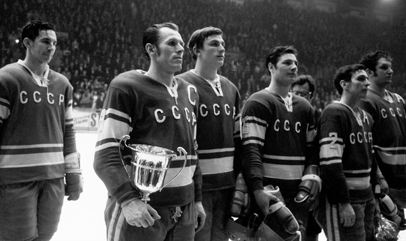 Ein gewohntes Bild von den 1950er- bis zu den 1980er-Jahren: Die Sowjetunion als Weltmeister, hier im Jahr 1971.&nbsp;