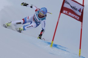 In St.Moritz noch voll dabei: Corinne Suter.