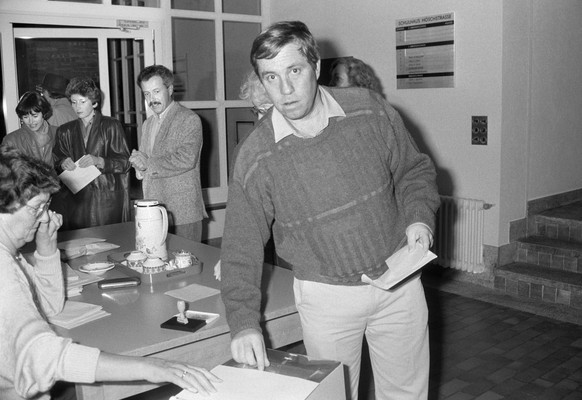 Christoph Blocher war von 1977 bis 2003 Präsident der Zürcher SVP. 1979 wurde er Mitglied des Nationalrats.&nbsp;