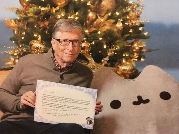 Gates schreibt in seinem Brief auch, dass er mehreren Tierheimen Geld spendet im Namen der Reddit-Userin.
