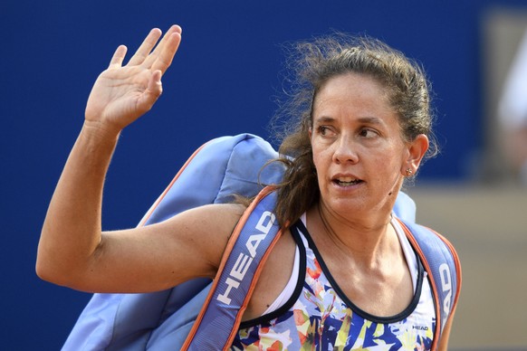 ARCHIVBILD ZUM DEFINITIVEN RUECKTRITT VON PATTY SCHNYDER --- Patty Schnyder of Switzerland looks disappointed after loosing the 1/8 finals game against Samantha Stosur of Australia (not pictured) at t ...