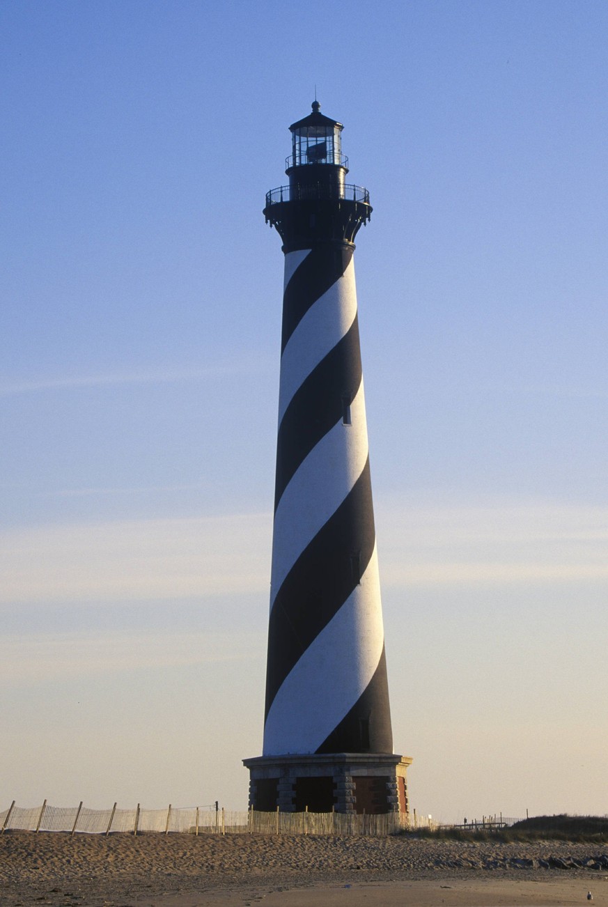 Cape Hatteras Lighthouse at Cape Hatteras National Seashore, NC Cape Hatteras Lighthouse at Cape Hatteras National Seashore, NC brModel Release: NobrProperty Release: No EDITORIAL USE ONLY Copyright:  ...