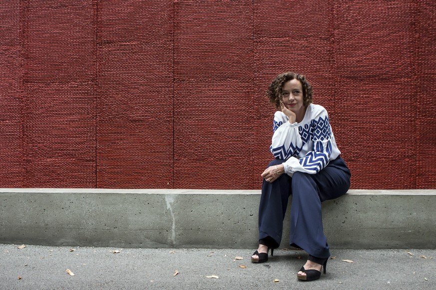 German director Maria Schrader poses during a photocall for the film &quot;Vor der Morgenroete - Stefan Zweig in Amerika&quot; (english title: &quot;Stefan Zweig: Farewell to Europe&quot;) at the 69th ...