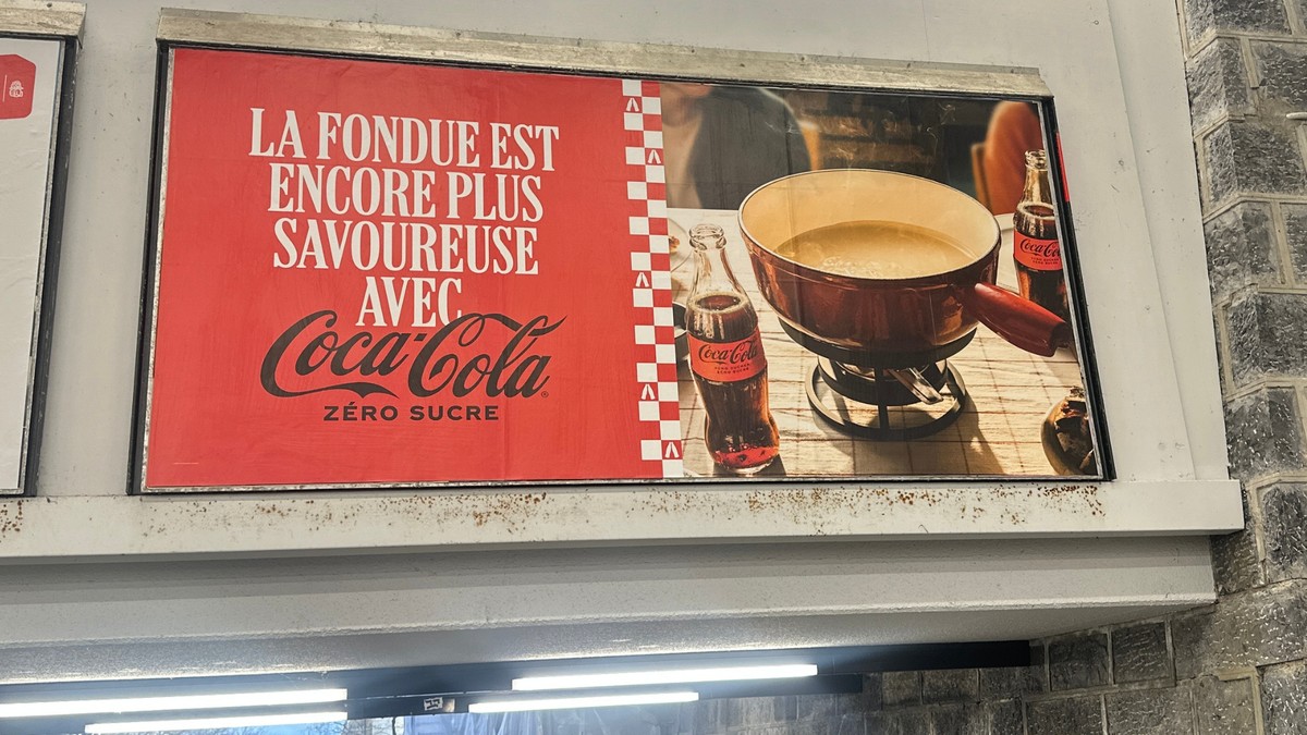 Coca-Cola s’attaque au gros débat sur la fondue suisse