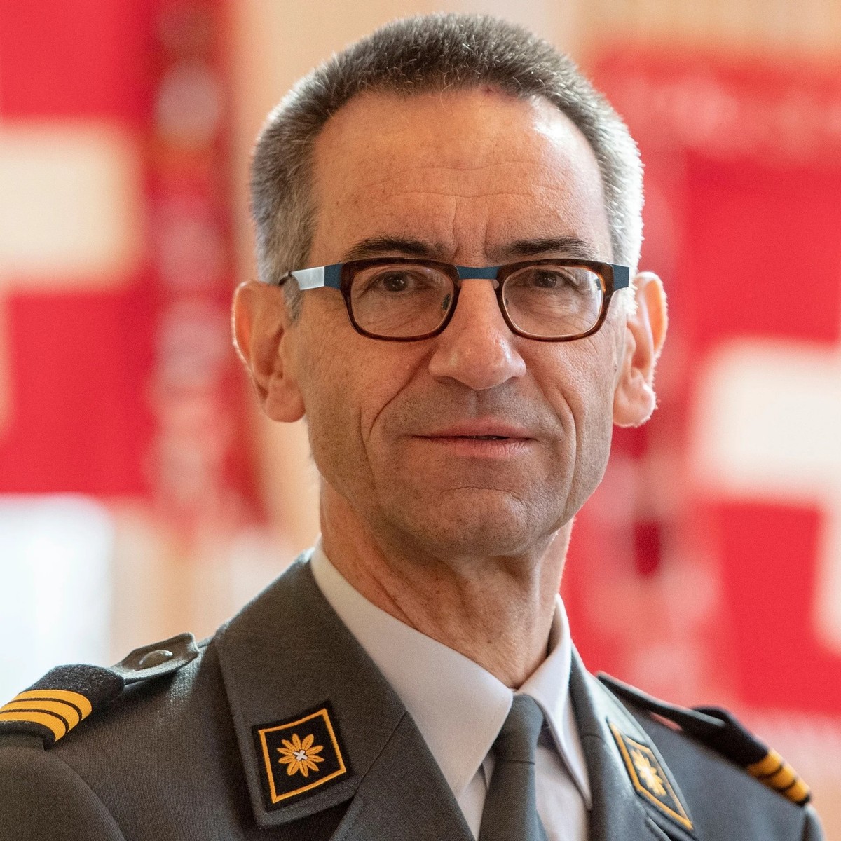 Stefan Holenstein, président de l'Association des sociétés militaires suisses.