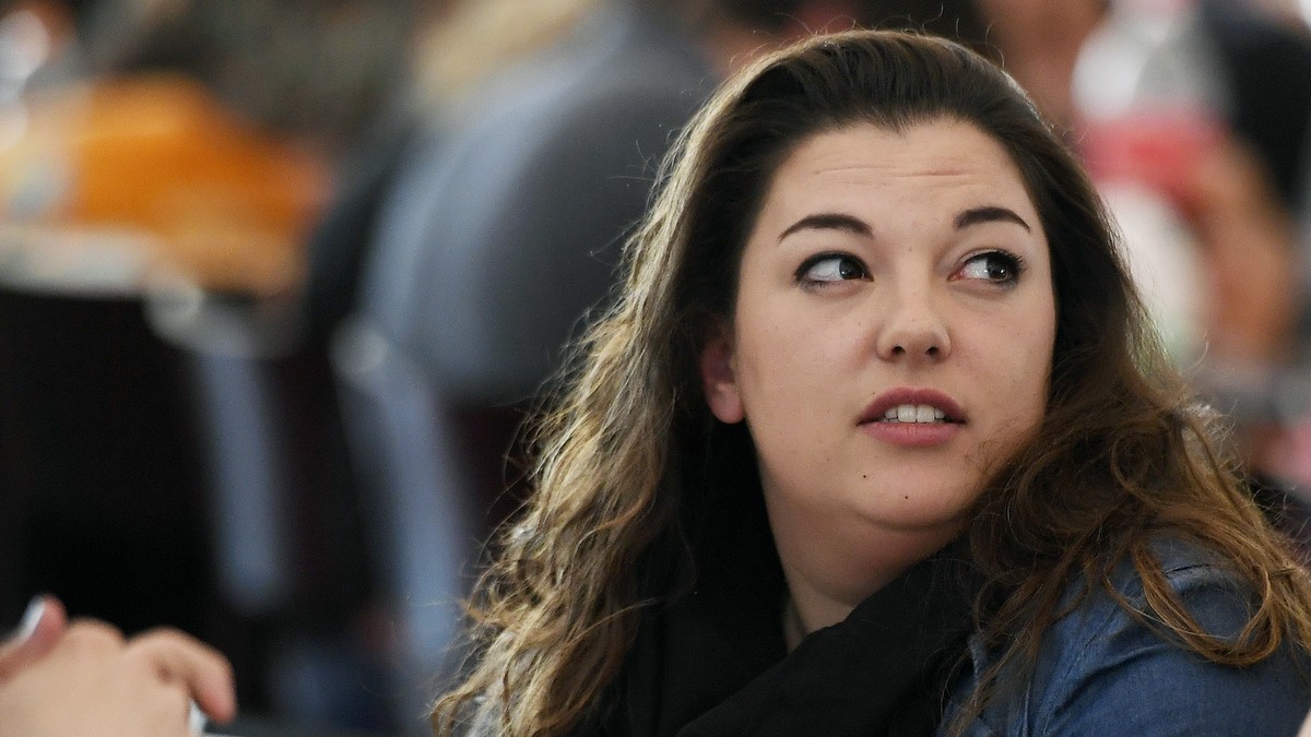 Tamara Funiciello, Kandidatin als neue JUSO-Praesidentin, an der Delegiertenversammlung der JUSO in Zuerich am Samstag, 18. Juni 2016. Am 18. Juni tritt Fabian Molina als JUSO-Praesident zurueck. Sami ...