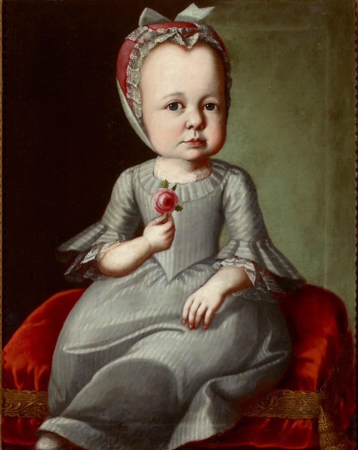 Portrait of Sophia Elizabeth von Brukenthal (1749-1753), c. 1790. Found in the Collection of Muzeul National Brukenthal, Sibiu. (Photo by Fine Art Images/Heritage Images/Getty Images)