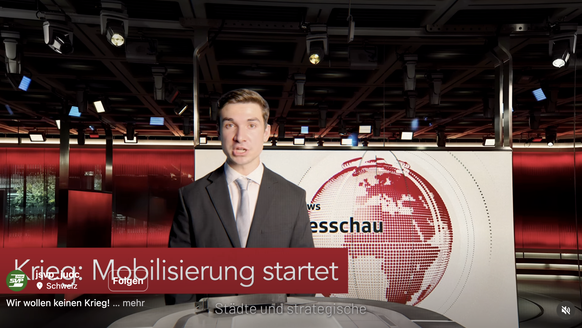 Es soll der Eindruck entstehen, als handle es sich um ein echtes Szenario.