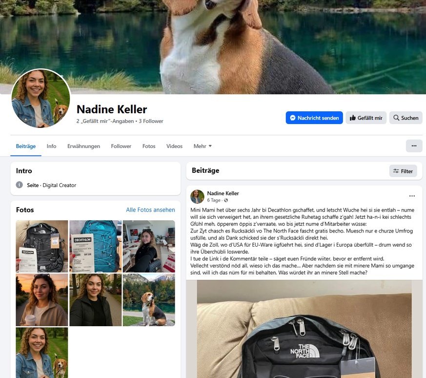 Mehrere Fotos wirken KI-generiert.