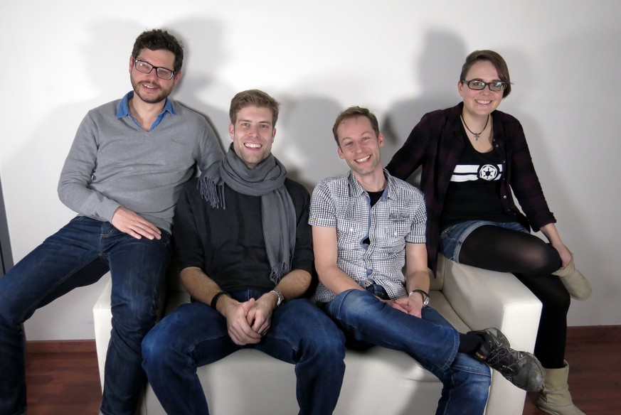 Peter Schiratzki, Olav Lervik, Daniel Kästli,&nbsp;und Tabea Iseli.