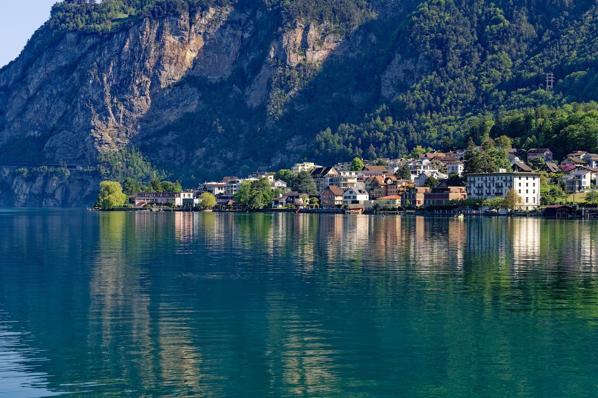 Flüelen en Suisse.