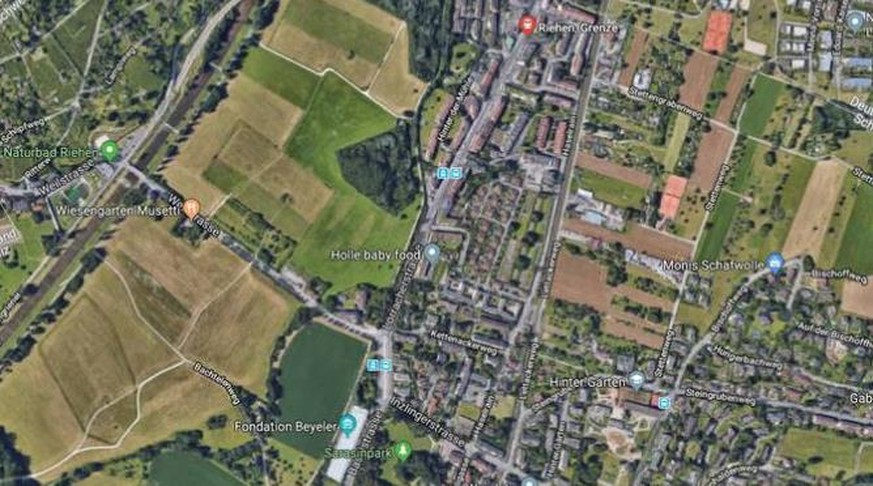 Der Arbeitsunfall ereignete sich im Bereich Weilstrasse und dem Grenzübergang Riehen-Stetten.