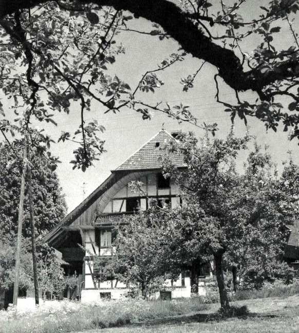 Das Längmatthaus, fotografiert Mitte des 20. Jahrhunderts.