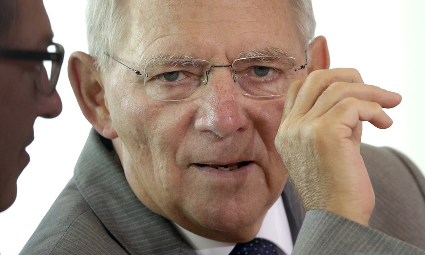 Sein Konterfei «ziert» heute alle Blätter: Wolfgang Schäuble, deutscher Finanzminister.