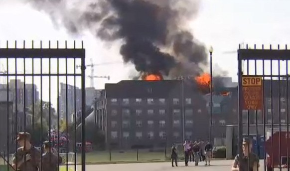 Die Feuerwehr konnte den Brand stoppen.