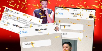 So gratulieren Federer, Trump & Co. Luca Hänni zum ESC-Sieg! (Ja, ER WIRD GEWINNEN)