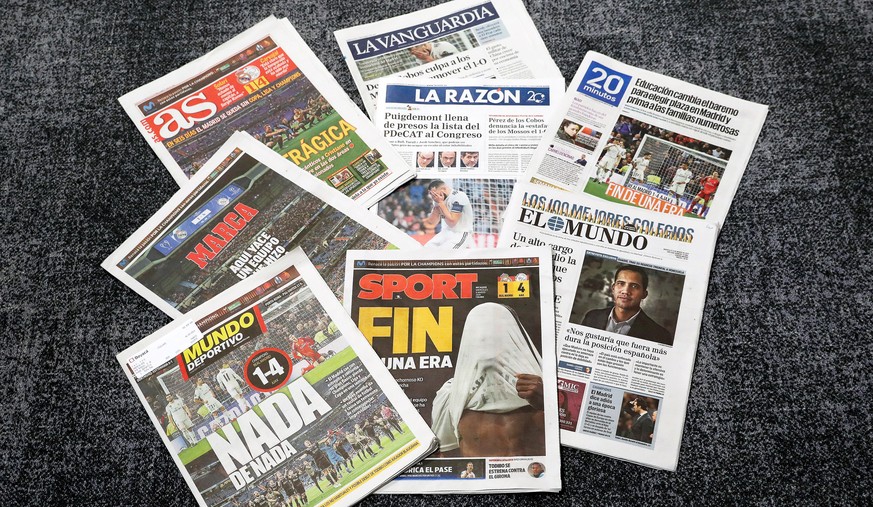 Die spanische Presse lässt heute kein gutes Haar an Real.