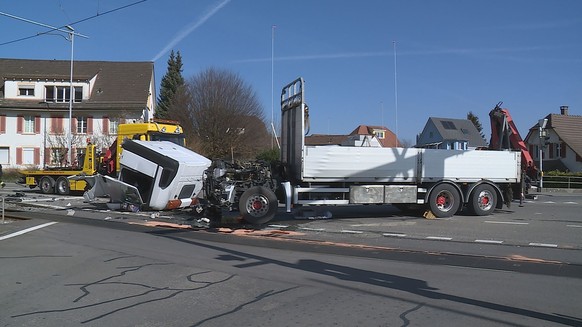 Unfall in Unterenberg AG; 04.03.2025.
