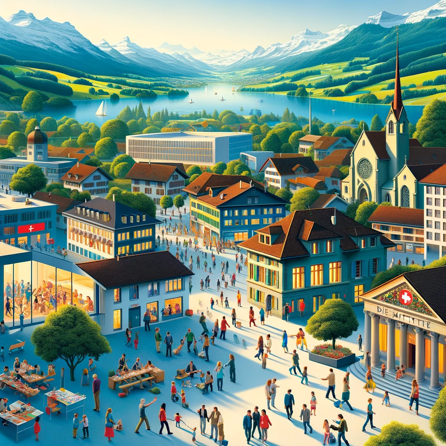 Central Switzerland to Dall-E (2)