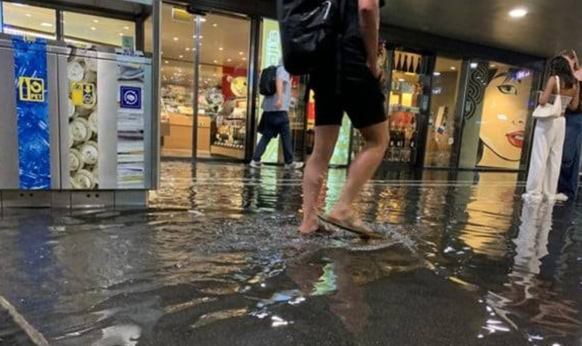 Hochwasser in Zug