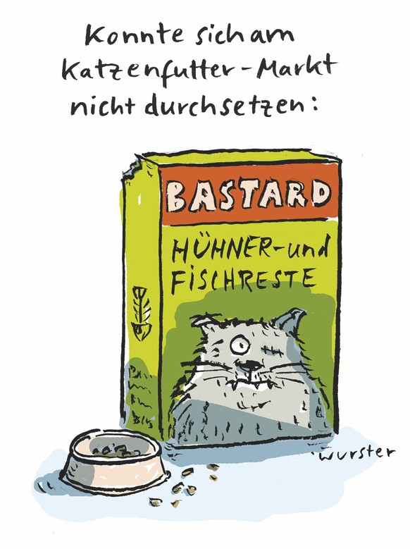 Katzen Cartoons Nebelspalter. Copyright: Miriam Wurster/Nebelspalter