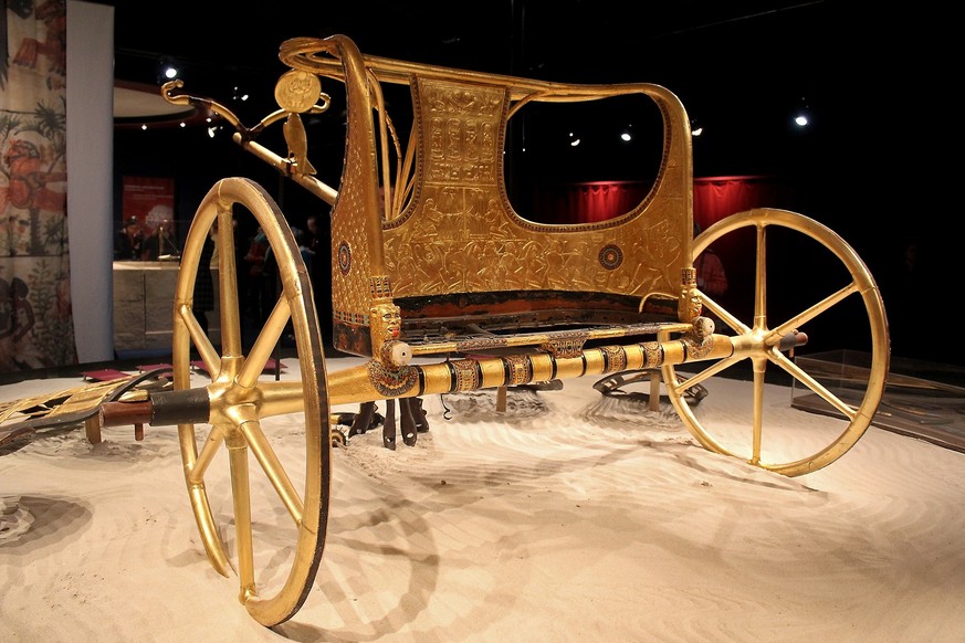 Goldene Kutsche, Streitwagen von Tutanchamun