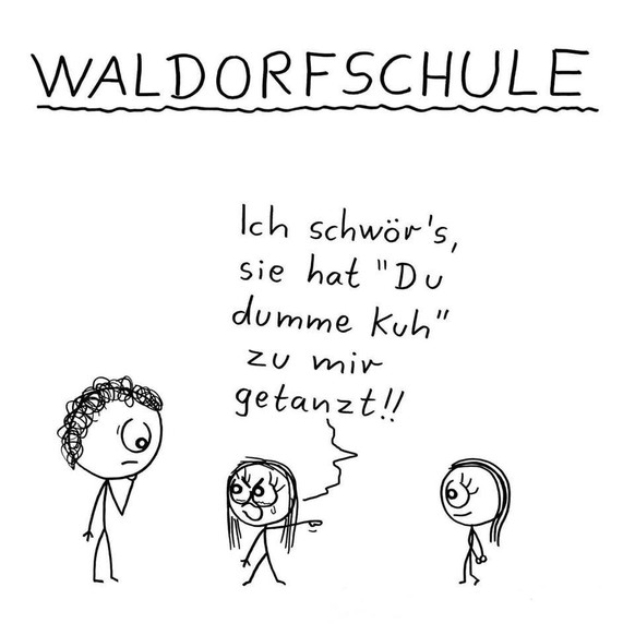 Steinerschule spaltet die GemÃ¼ter: RealitÃ¤tsfremd oder kindergerecht?
Ich weiss, andere Baustelle, aber den will ich euch nicht vorenthalten