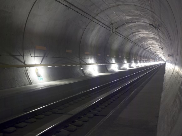 Der Neat-Tunnel am Gotthard.