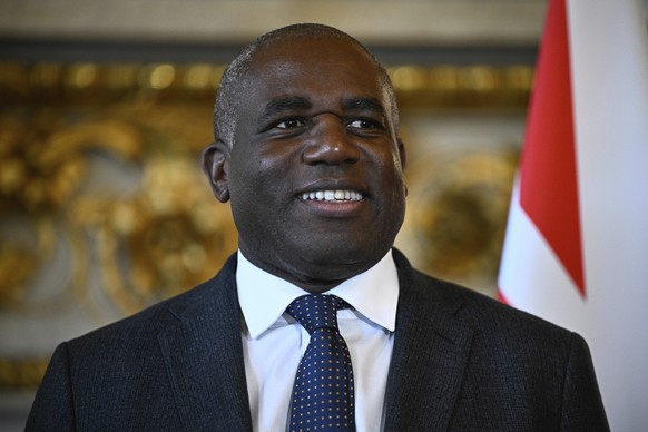 Britain&#039;s Foreign Secretary David Lammy poses as he arrives at the Quai d&#039;Orsay, France&#039;s Minister of Foreign Affairs for high-level talks to discuss Ukraine and its security in Paris T ...