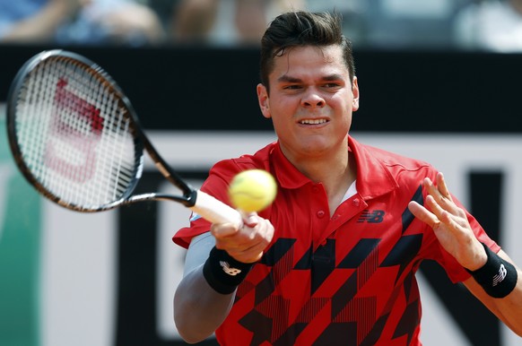 Aufschlagshüne Milos Raonic: Am Ende fehlte das Quäntchen Glück.