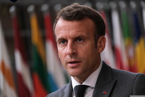 Auch der französische Präsident Emmanuel Macron bemüht sich um eine Deeskalation.