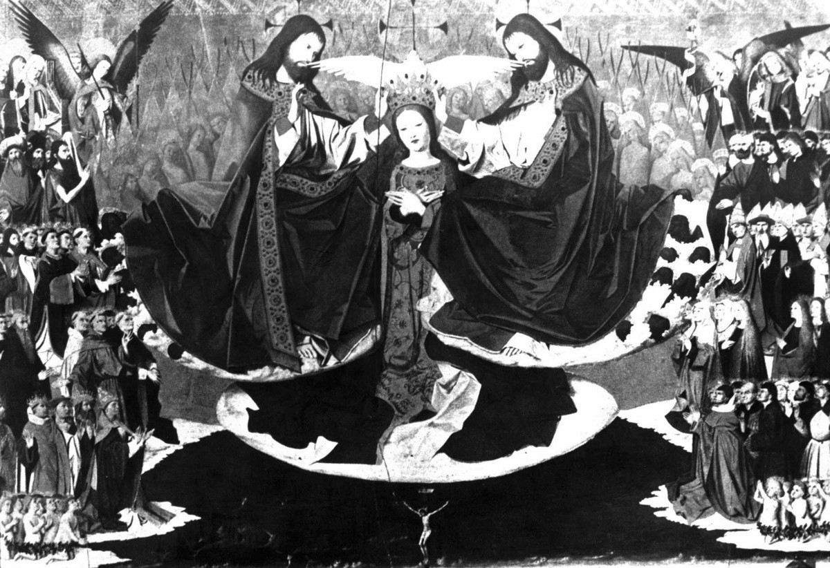 Darstellung Mariae Himmelfahrt (Kuenstler, Standort und Erstellungsdatum unbekannt). Am Freitag, 15. August 1997, feiert die katholische Welt das aelteste und bedeutendste Marienfest. Mariae Himmelfah ...