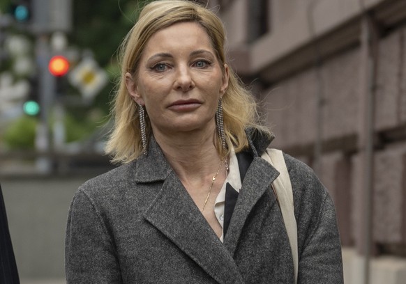 Die Journalistin Michele Binswanger vor dem Strafgericht in Basel, am Mittwoch, 24. Mai 2023. Michele Binswanger wurde von der ehemaligen Zuger Kantonsraetin Jolanda Spiess-Hegglin wegen Verleumdung v ...