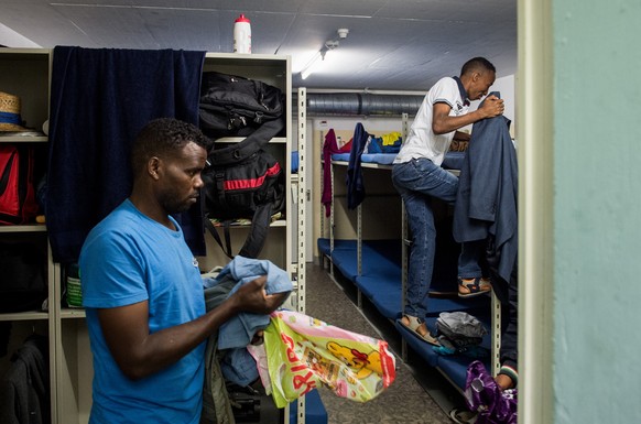 Eritreische Flüchtlinge, hier in einer unterirdischen Unterkunft, haben es künftig in der Schweiz schwerer.&nbsp;