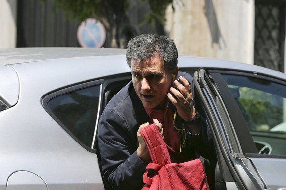 Der neue griechische Finanzminister Euklid Tsakalotos.