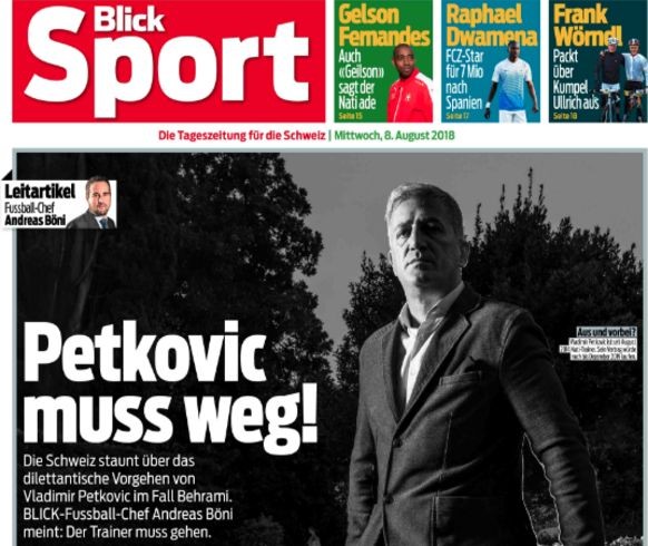 Klar, wen Petkovic meint.