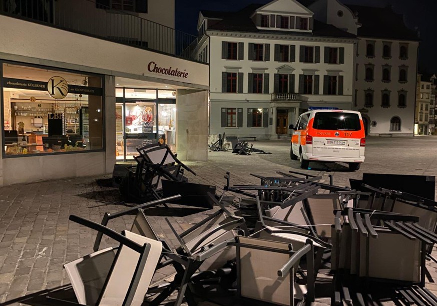 In St.Gallen kam es am Freitagabend zu Auseinandersetzungen zwischen der Polizei und Jugendlichen.