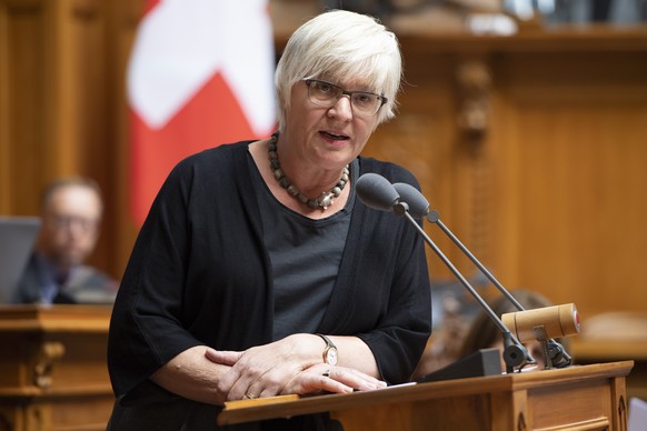 Rosmarie Quadranti, BDP-ZH, spricht an der Herbstsession der Eidgenoessischen Raete, am Montag, 24. September 2018 im Nationalrat in Bern. (KEYSTONE/Anthony Anex)