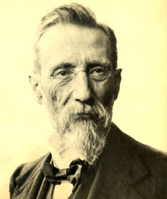 James Guillaume. Hat auch einen Bart und publizierte die erste anarchistische Zeitschrift der Schweiz.