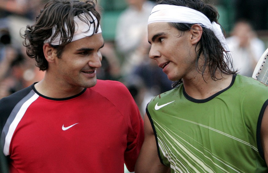 Roger Federer ist im Halbfinal gegen Nadal praktisch chancenlos.