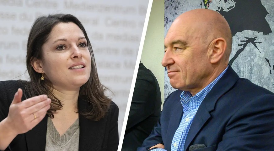 Haben sich nichts mehr zu sagen: SP-Co-Präsidentin Mattea Meyer und der Zürcher SP-Ständerat Daniel Jositsch.